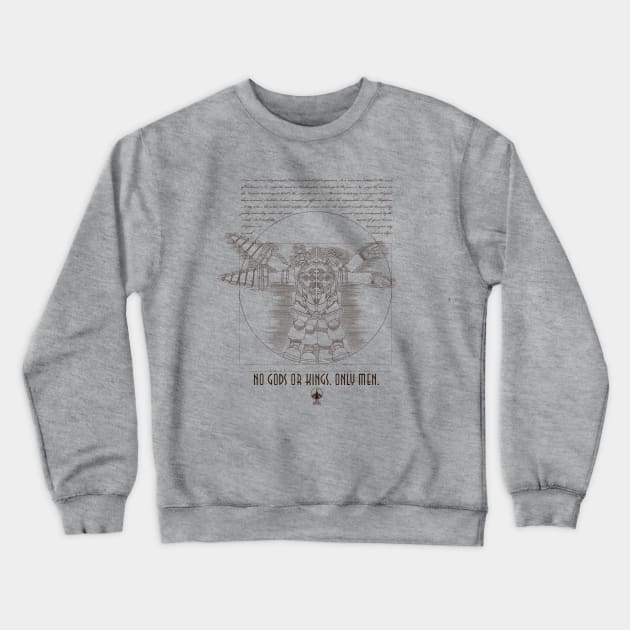 Vitruvian Daddy Crewneck Sweatshirt by Fearcheck